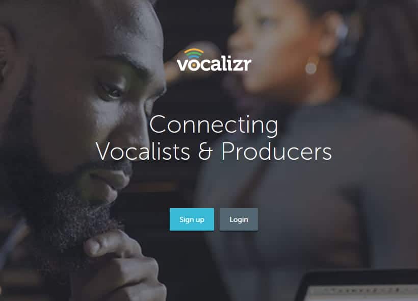 Vocalizr connects professional vocalists and music producers online.