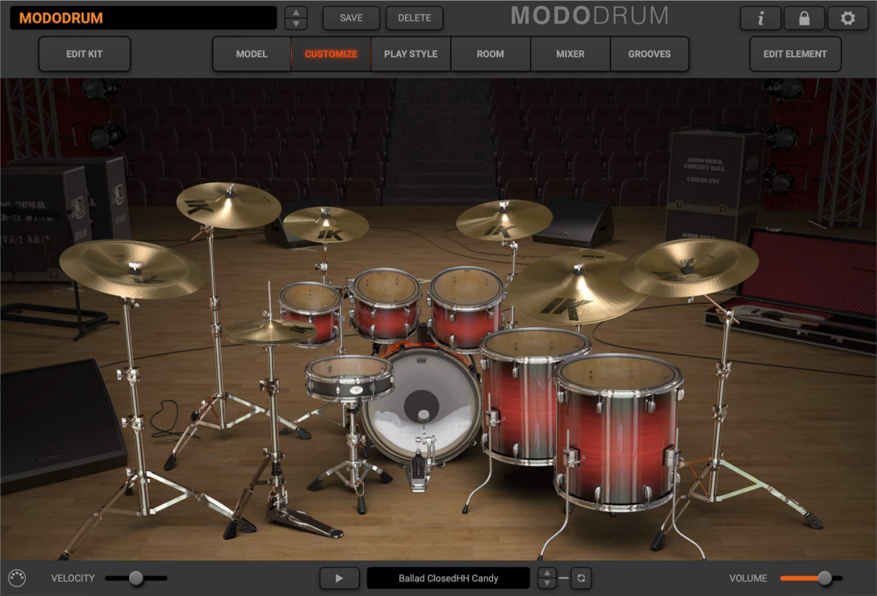 IK Multimedia Releases FREE MODO Drum Custom Shop - Bedroom