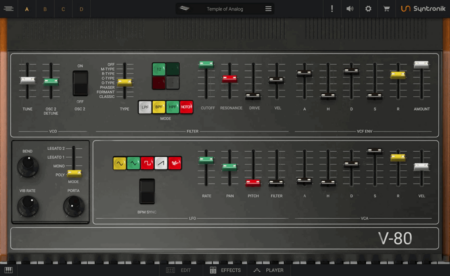IK Multimedia Syntronik V-80 FREE