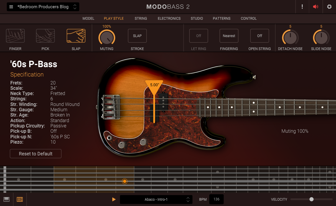 Modo Bass 2 CS lets you fine-tune the included ‘60s P-Bass model.