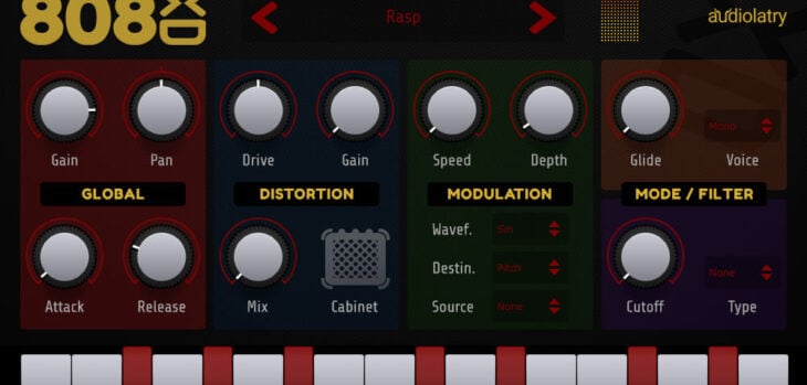 Audiolatry Releases FREE 808XD Bass Instrument Plugin