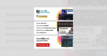 Plugin Boutique Offers A FREE Product With Any Purchase