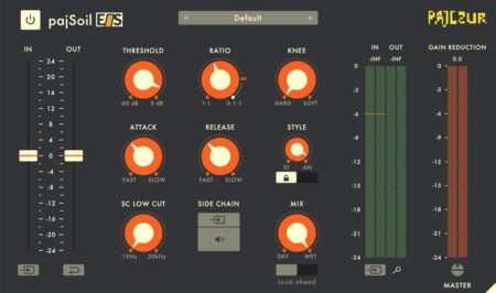 PajSoil EiS Is A FREE Compressor By Pajczur Audio Plugins