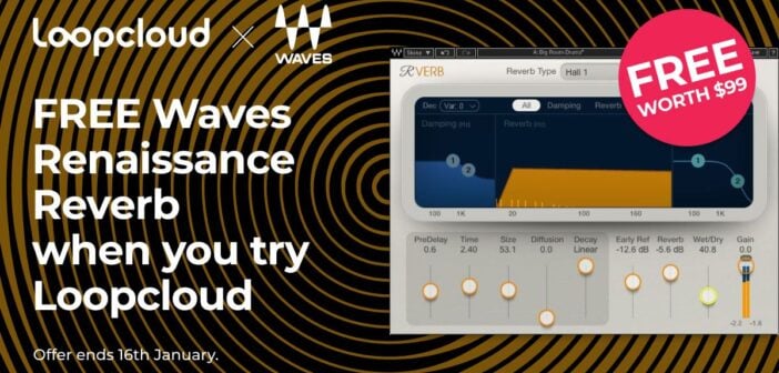 Get FREE Waves Renaissance Reverb With Any Loopcloud Plan