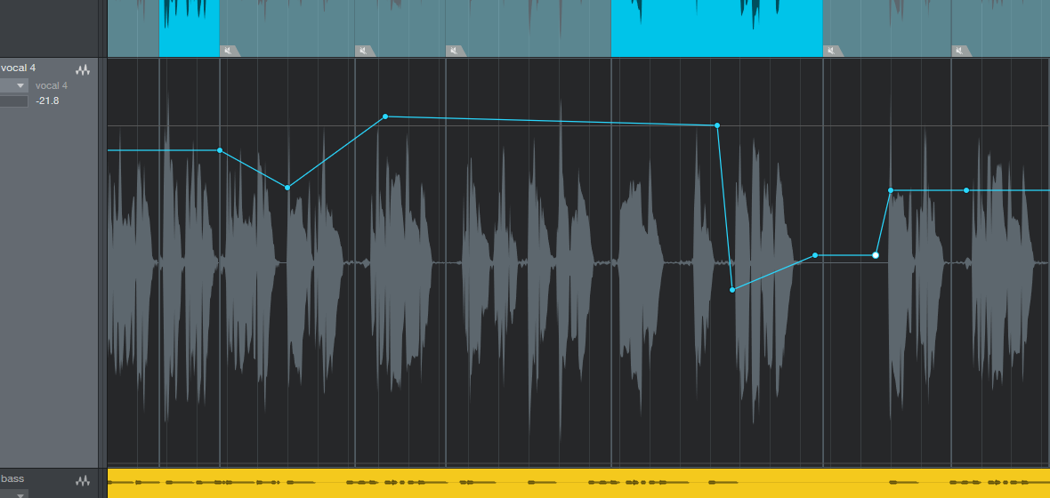 Use automation to level the vocal before it hits the compressor.