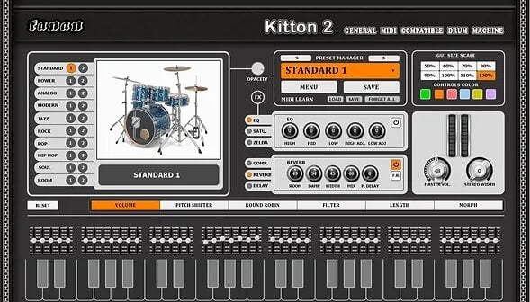Kitton 2 Is A FREE Drum Machine Plugin