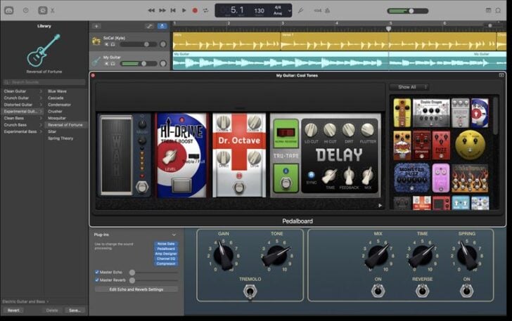 GarageBand is a free music making tool by Apple.