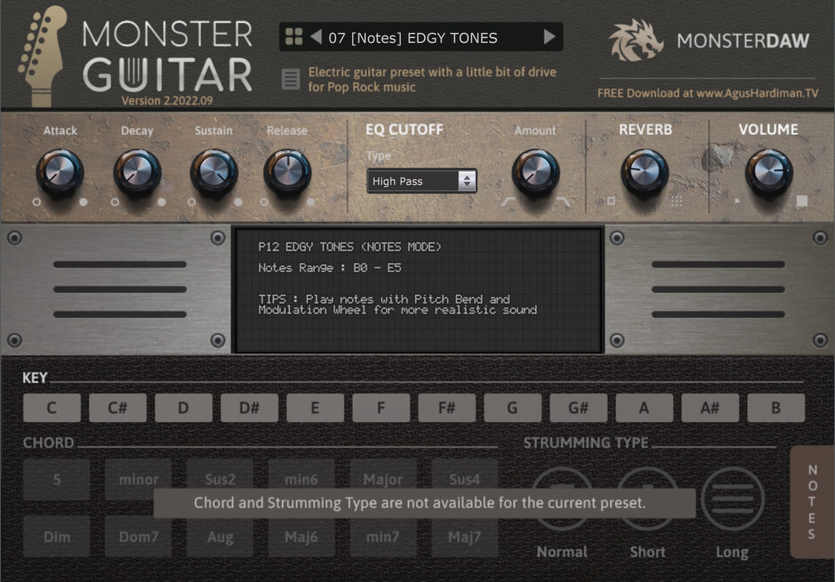 MonsterDAW Monster Guitar