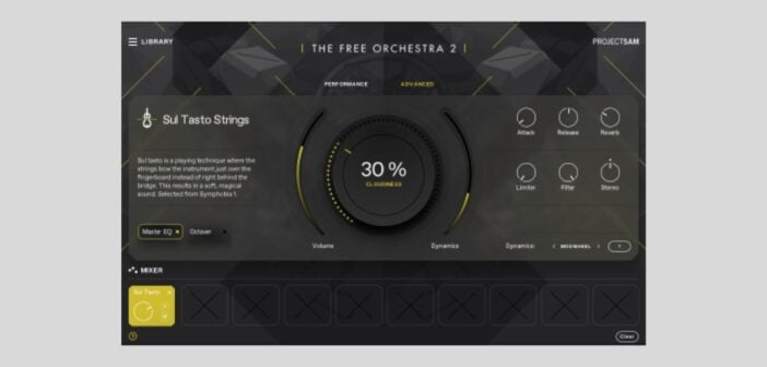 Get monthly cinematic freebies with The Free Orchestra 2 for the free Kontakt Player