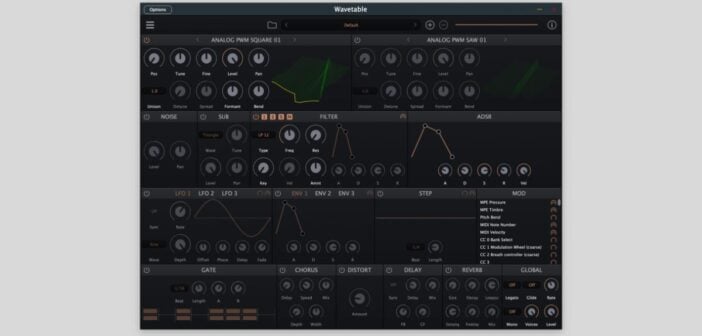 SocaLabs releases Wavetable, a FREE virtual synth plugin for macOS, Windows, and Linux