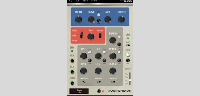 Linda Audio Releases Hyperdrive - Saturation & Filtering Plugin for Windows