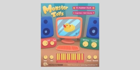 MonsterDAW releases Monster Toys, a FREE toy instrument plugin for macOS and Windows