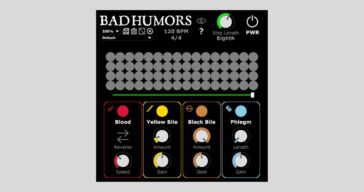 Bad Humors is a newly released FREE effects sequencing plugin