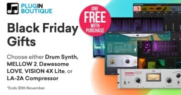 Plugin Boutique offers a choice of five Black Friday Gifts