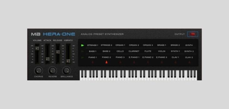 HERA-ONE Is A FREE Nostalgic 80s Synthesizer Plugin By Meat Beats