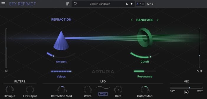 Arturia’s Efx Refract stereo multi-effects is FREE until January 4