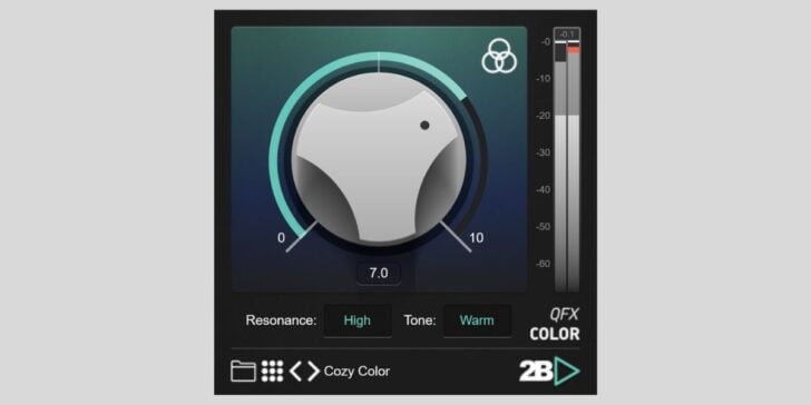 2B Played Music’s QFX Color Analog-like Filter is FREE until February 5th