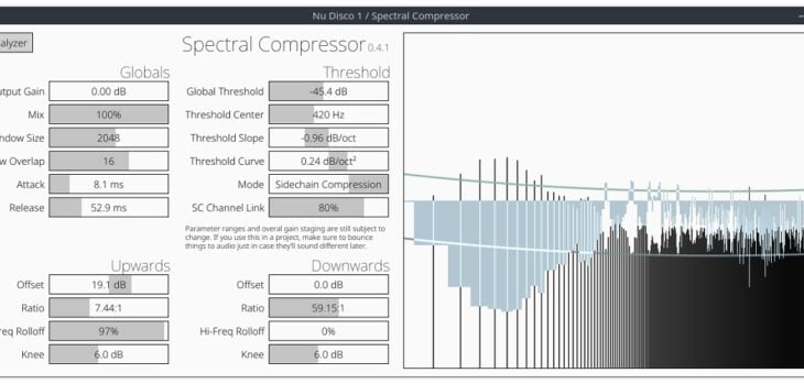 Nih-Plug Releases FREE Spectral Compressor For Windows And maCOS