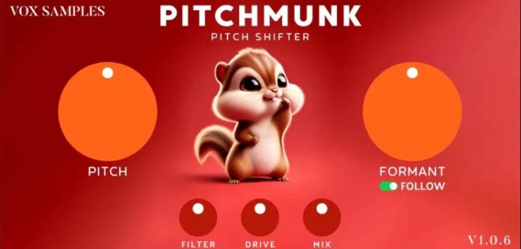 Vox Samples Releases FREE Pitchmunk Pitch Shifter Plugin