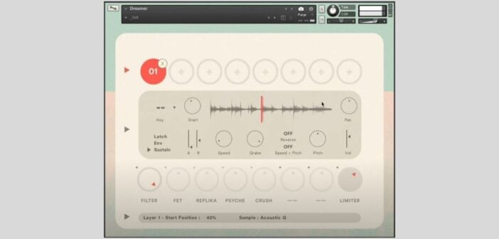 Dream Date Designs releases Dreamer, a FREE sample-based instrument for Kontakt Player