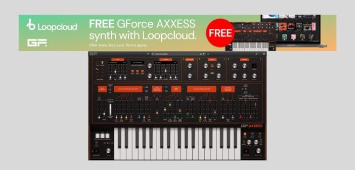 GForce AXXESS Synth Is FREE With Any Loopcloud Subscription