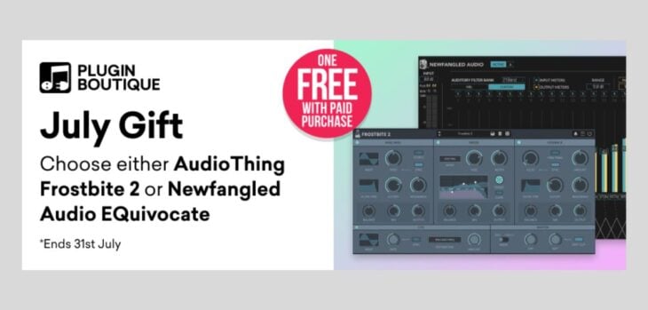 Plugin Boutique's July Gift offers Frostbite 2 or EQuivocate FREE with any purchase