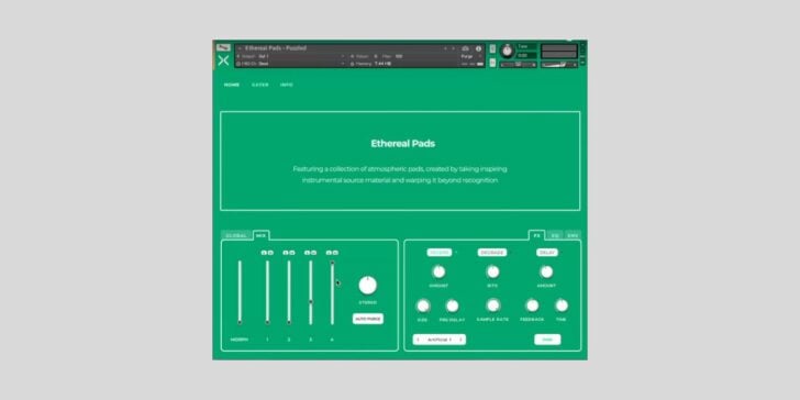 Sonixinema releases Ethereal Pads, a FREE ambient library for Kontakt Player