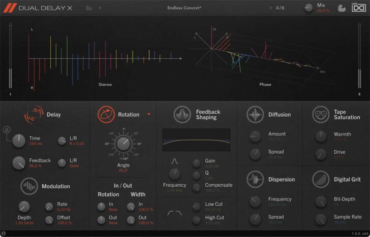 UVI Dual Delay X