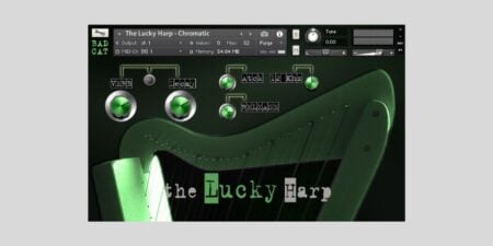 The Lucky Harp Kontakt library by Bad Cat Samples is FREE with a special promo code