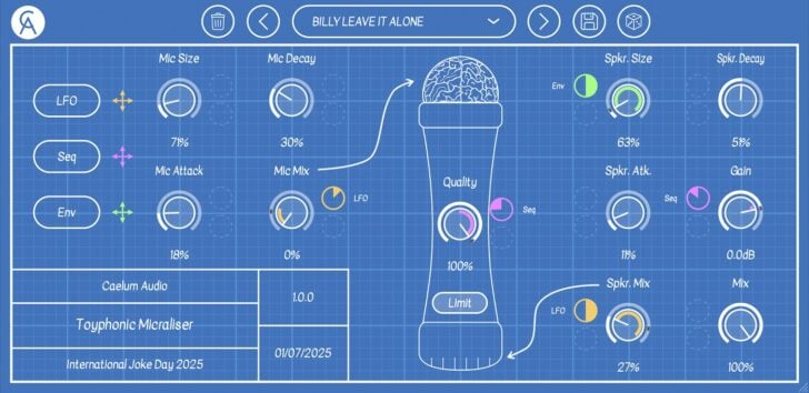 Caelum Audio launches a 50% site-wide sale and releases Toyphonic Micraliser: take your sound from bad to worse for FREE!