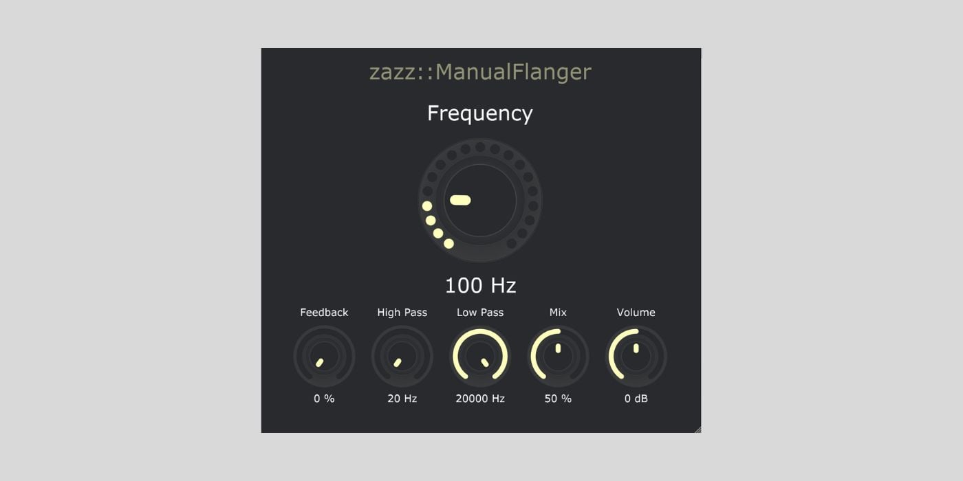 Get the Manual Flanger plugin by Zazz for FREE! (Windows only)