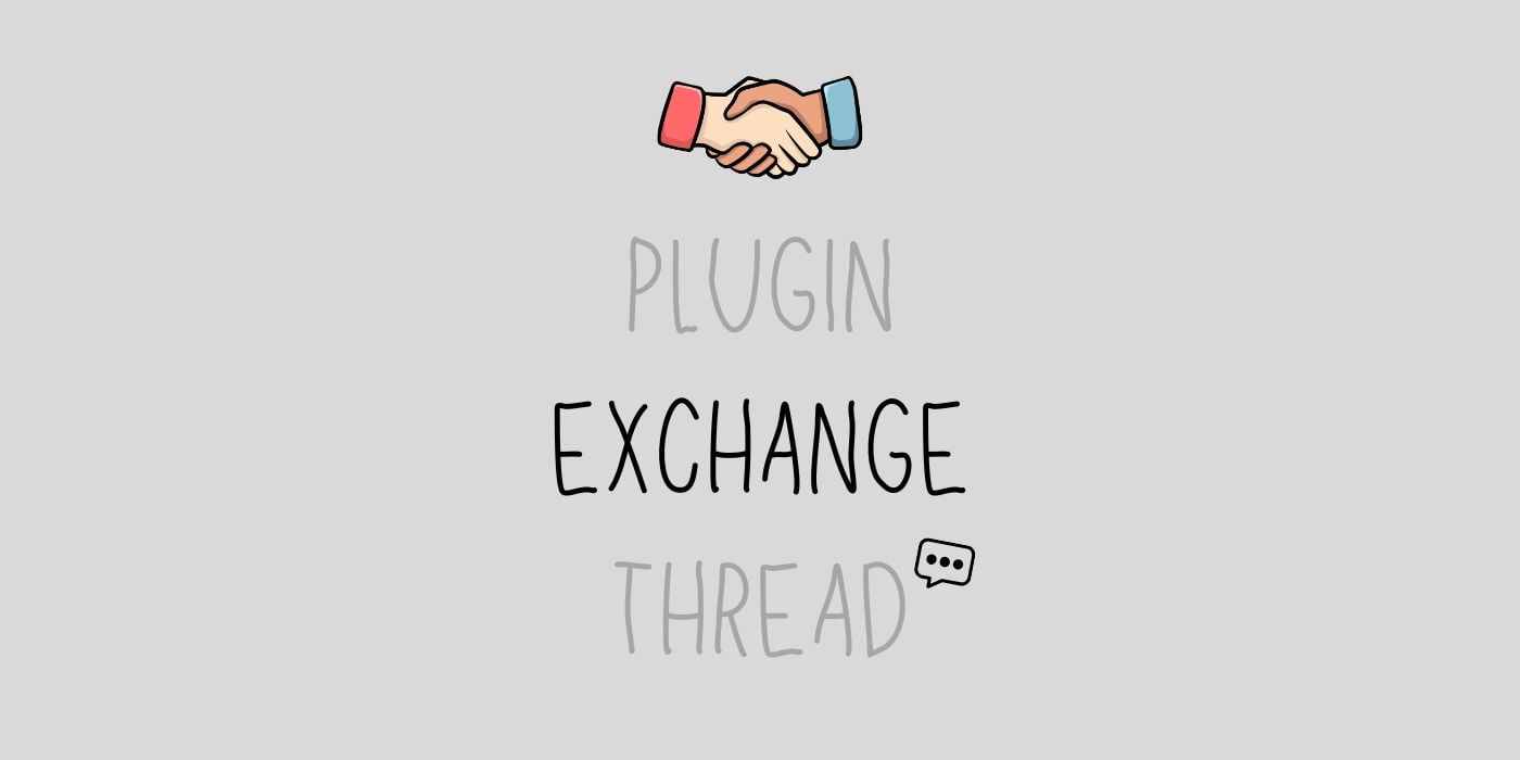 Plugin Exchange Thread