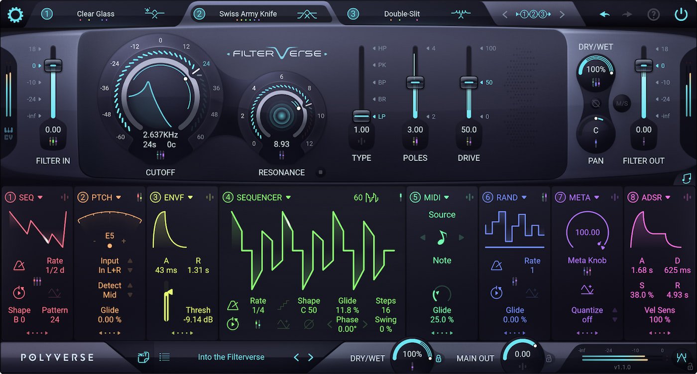 Polyverse releases Filterverse 1.2 with five new filter modules