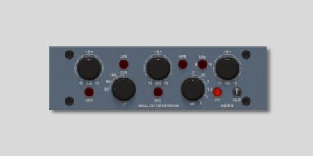 Analog Obsession releases INDEQ, a FREE inductor-based EQ plugin for macOS and Windows