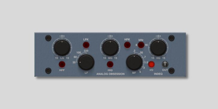 Analog Obsession releases INDEQ, a FREE inductor-based EQ plugin Analog Obsession releases INDEQ, a FREE inductor-based EQ plugin for macOS and Windows