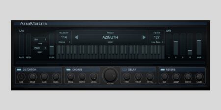 Analogy Instruments has released AnaMatrix Lite, a FREE vintage-inspired virtual synth for macOS and Windows