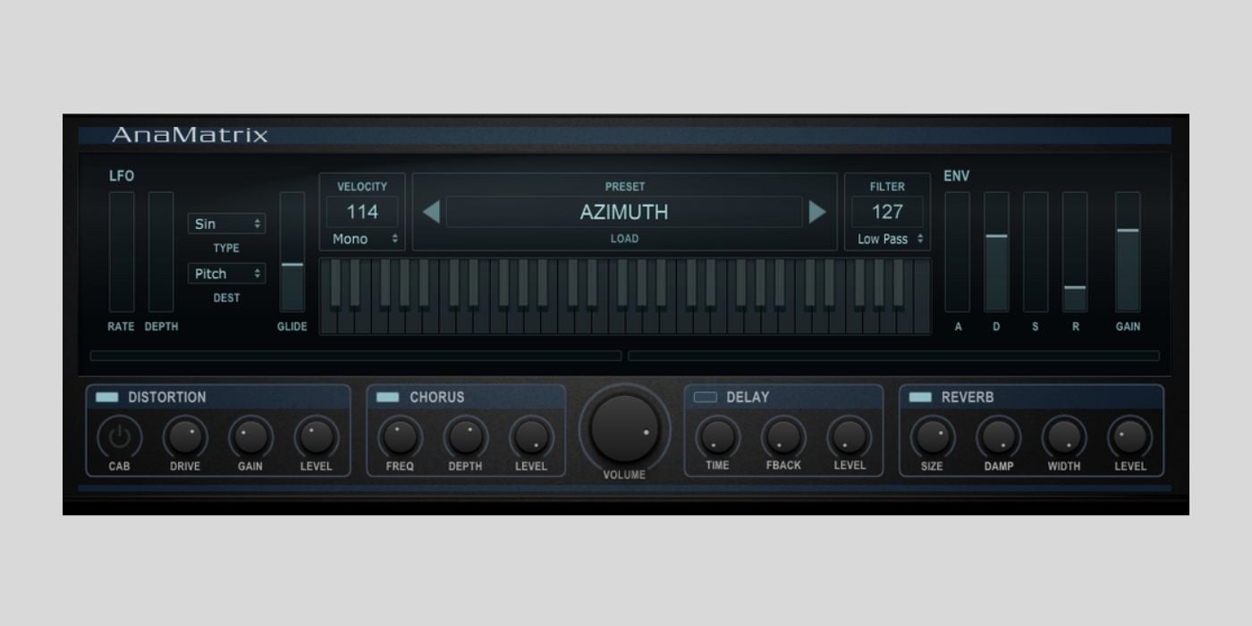 Analogy Instruments has released AnaMatrix Lite, a FREE vintage-inspired virtual synth for macOS and Windows