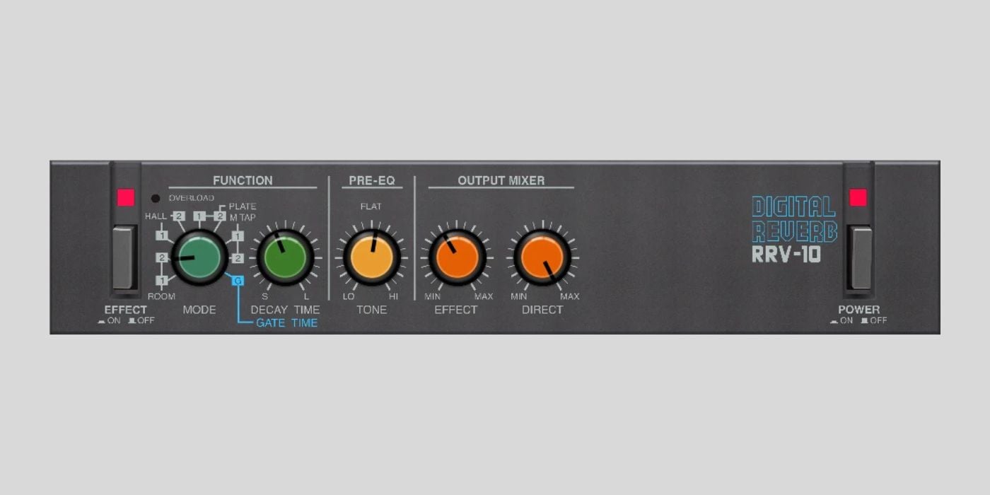 Giulio Zausa offers RRV-10, a FREE vintage 80s reverb emulation for macOS and Windows
