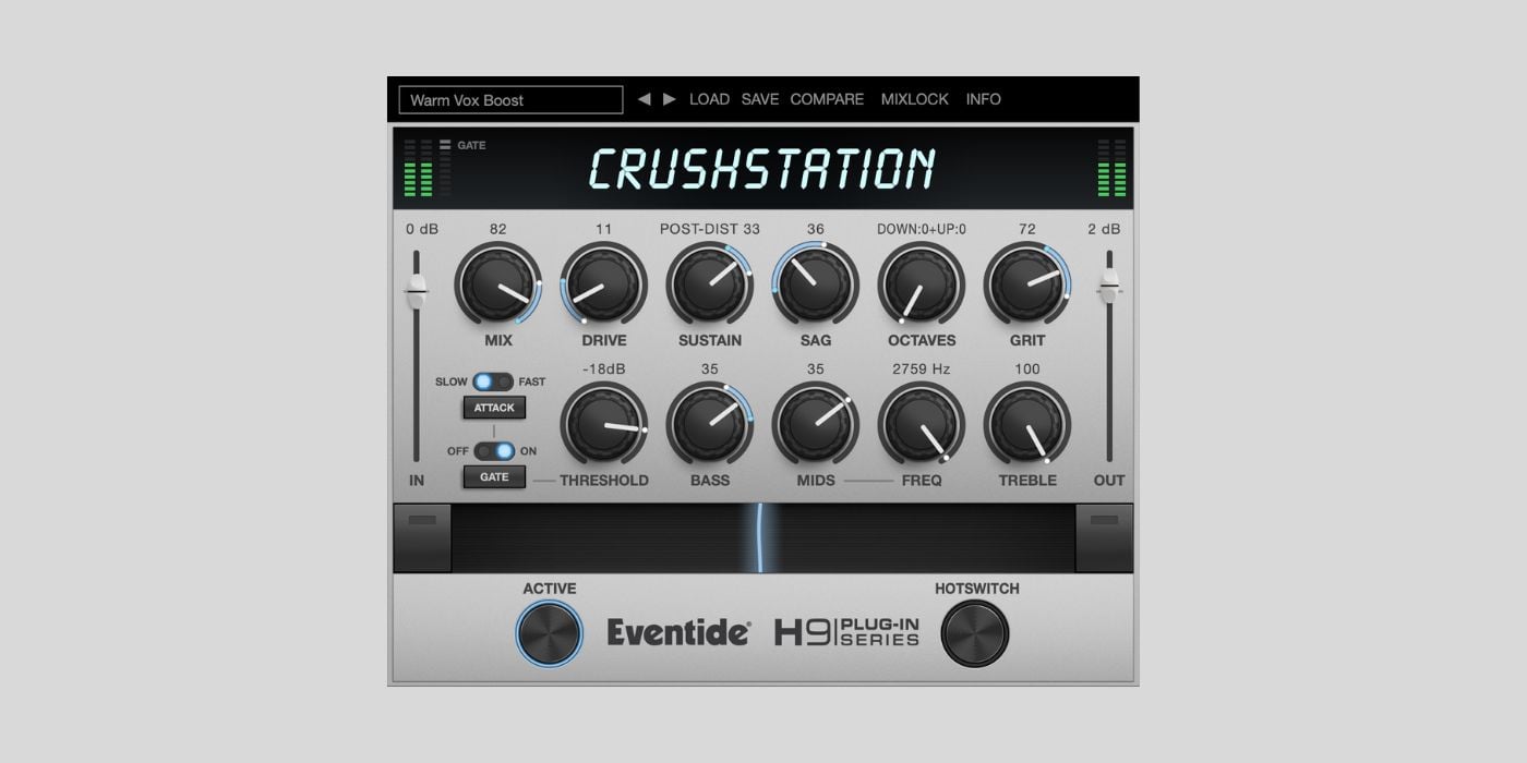 Eventide Offers CrushStation Distortion Plugin FREE for a Limited Time