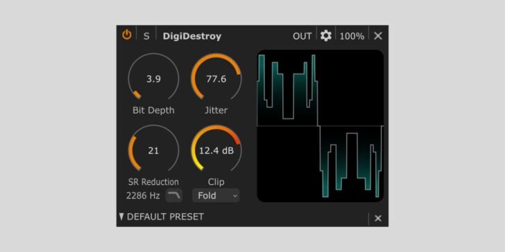 HOFA-Plugins releases DigiDestroy, a FREE bitcrusher plugin for macOS & Windows HOFA DigiDestroy