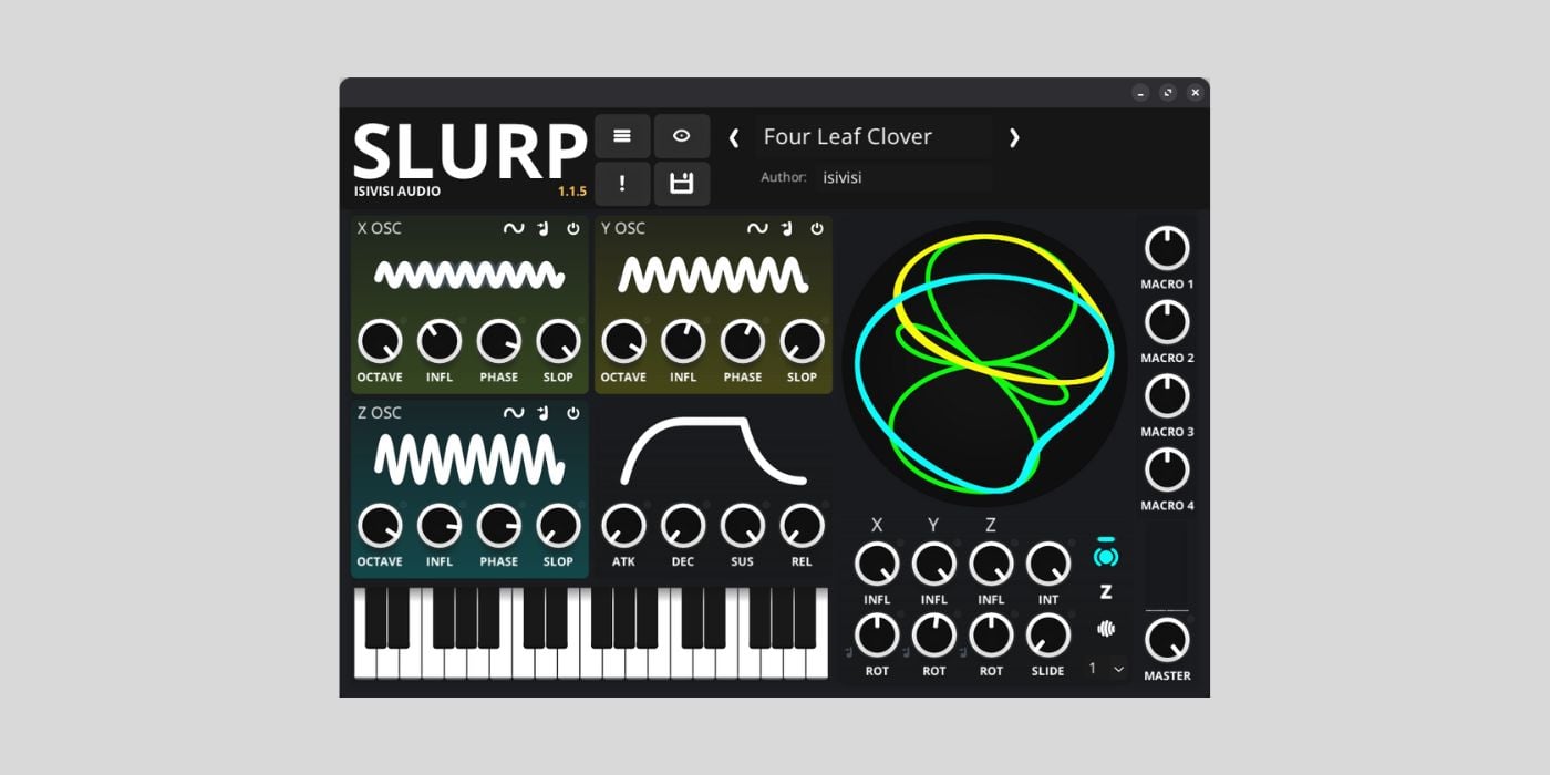 Isivisi Audio releases SLURP, a FREE spatial rotation FM synth plugin Isivisi Audio releases SLURP, a FREE spatial rotation FM synth plugin
