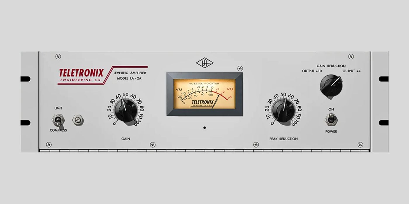 UAD Offers Teletronix LA-2A Tube Compressor Plugin FREE Until September 1st