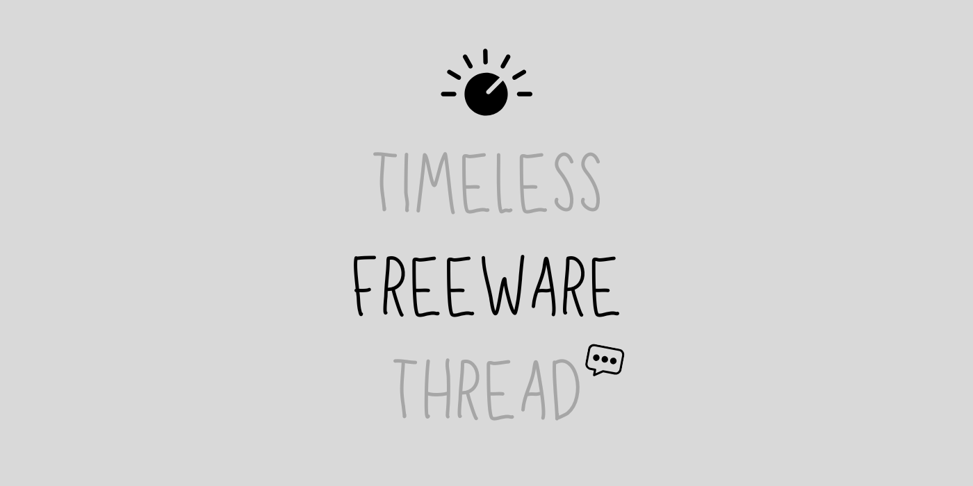 🎛️ Timeless Freeware Thread – September 2025