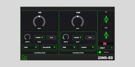 23DSP releases FREE 23MS-ED Mid/Side Encoder/Decoder plugin (open beta) for macOS and Windows