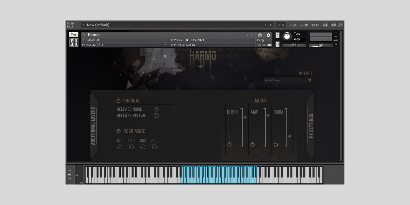 Eva Instruments HARMO guitar harmonics library for Kontakt is FREE for a limited time