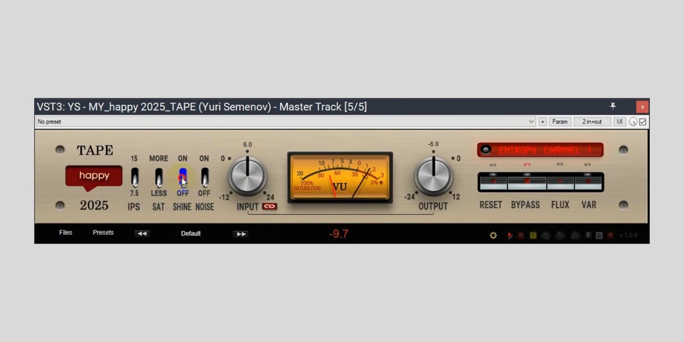 Yuri Semyonov releases My Happy Tape, a FREE vintage tape recorder emulation