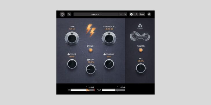 Apogee releases Clearmountain Dance, a $29 delay plugin inspired by David Bowie’s “Let’s Dance” Clearmountain Dance
