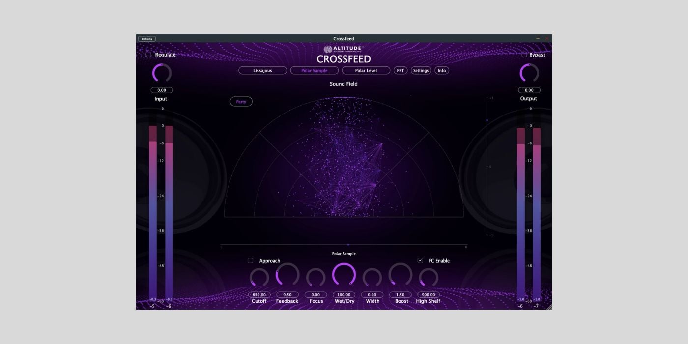 Altitude Audio releases Crossfeed, a free stereo imaging plugin for Windows and macOS