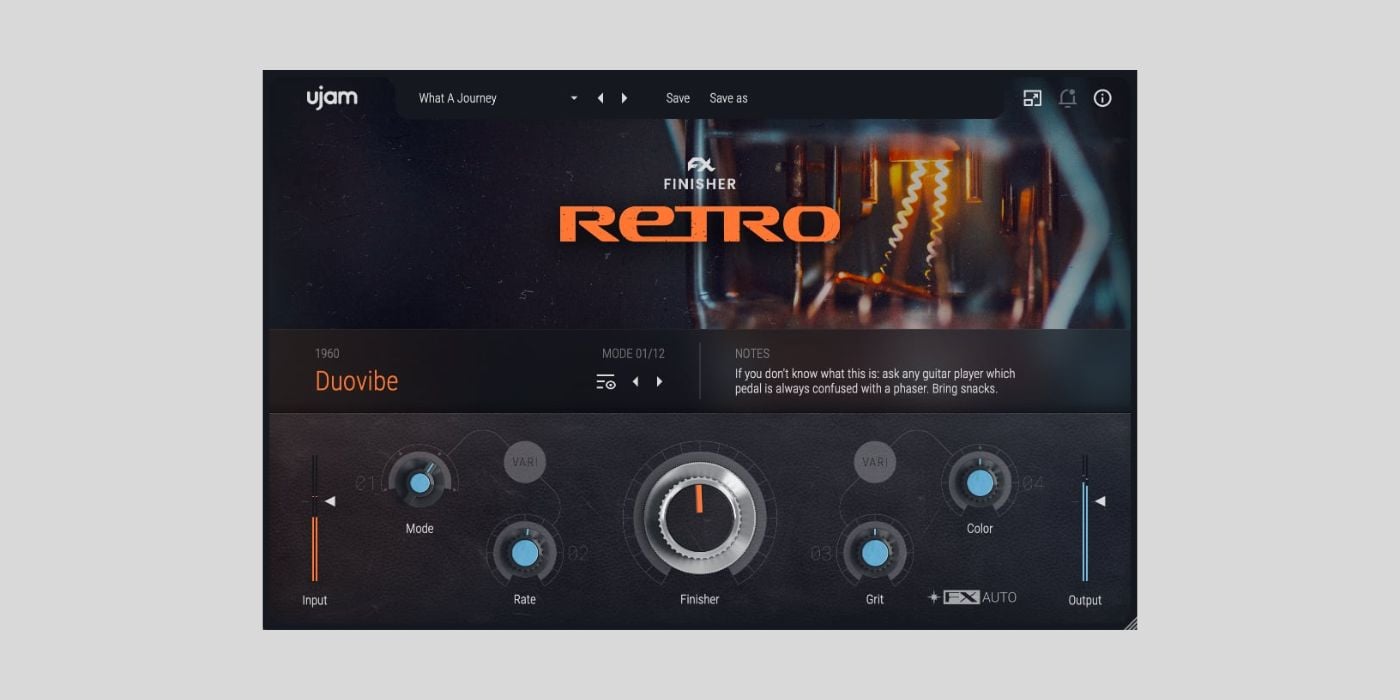 UJAM offers Finisher RETRO multi-effect plugin FREE for a limited time