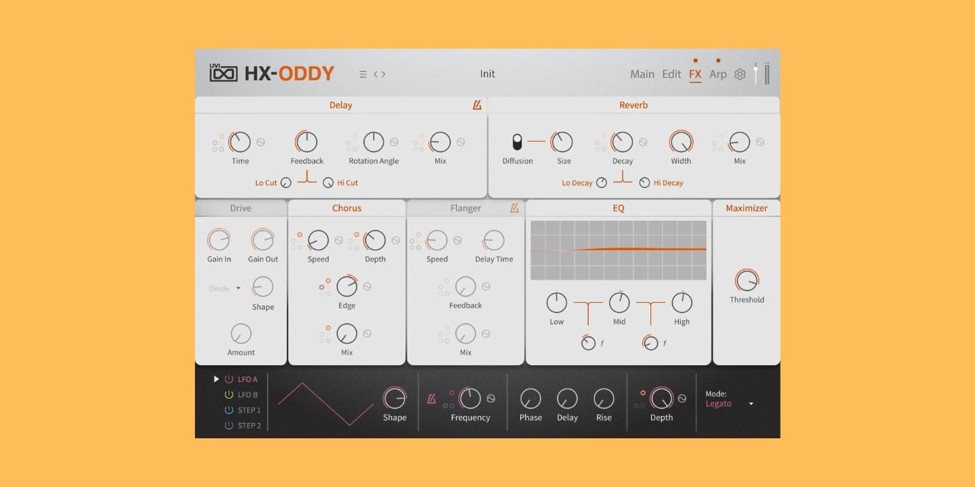 Get the UVI HX-ODDY sample-based ARP Odyssey emulation for 